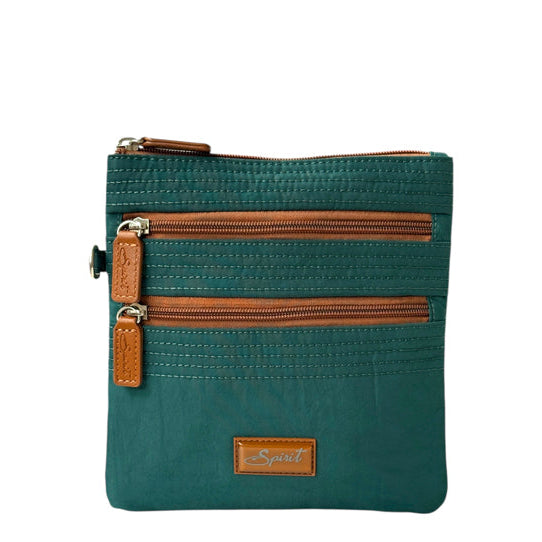 Spirit 4512 Multi Zip Crossbody Bag