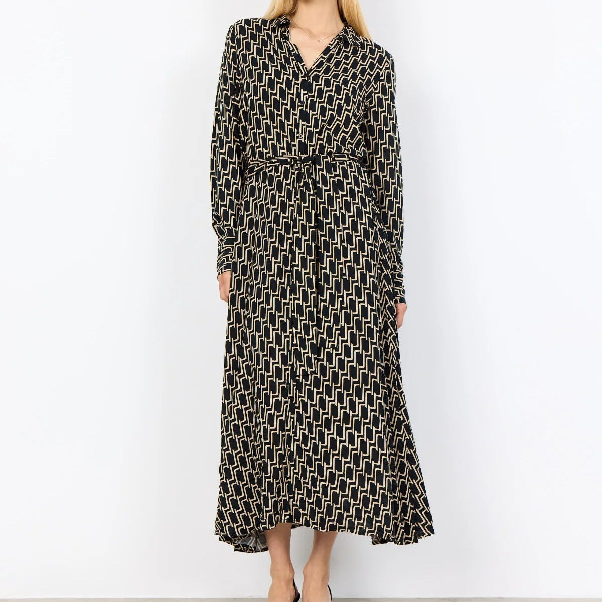 Soyaconcept Varla Black Shirt Dress