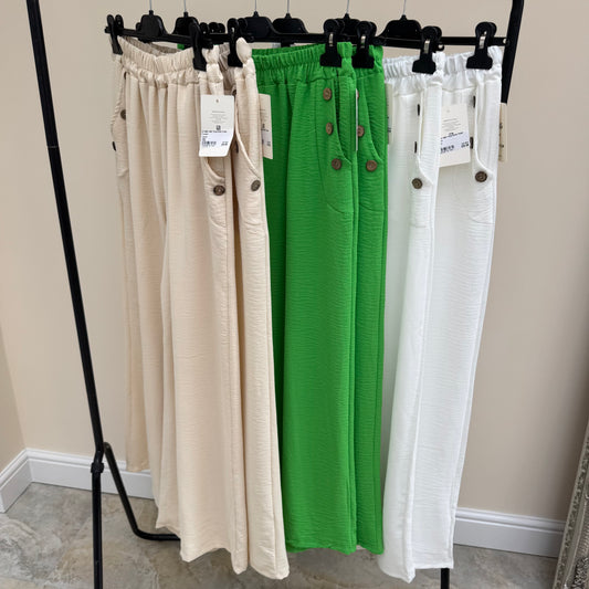 ZP SS26 12557 Three Button Pocket Trousers