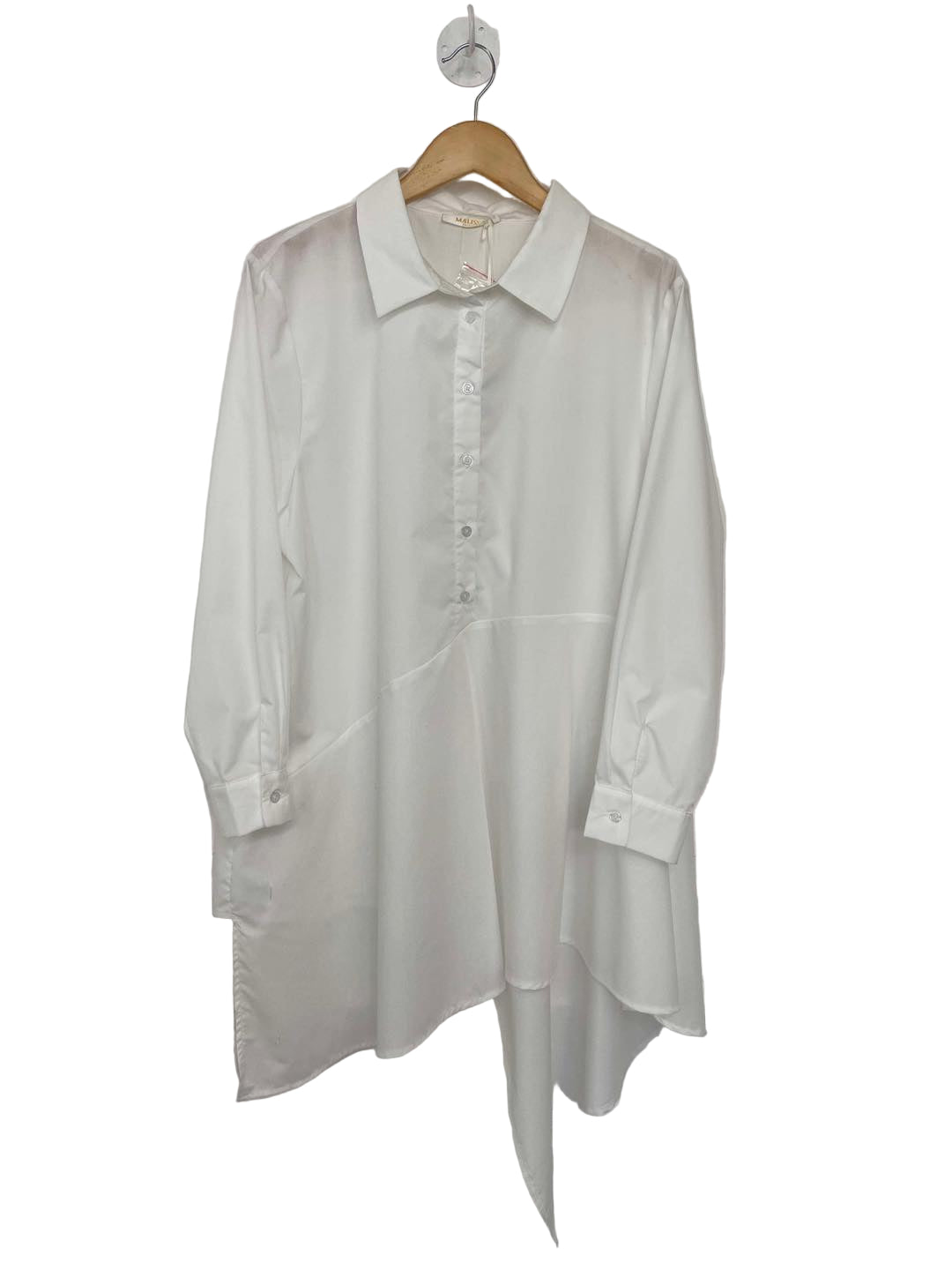 Malissa J WF2423 Panelled Detail Woven Shirt