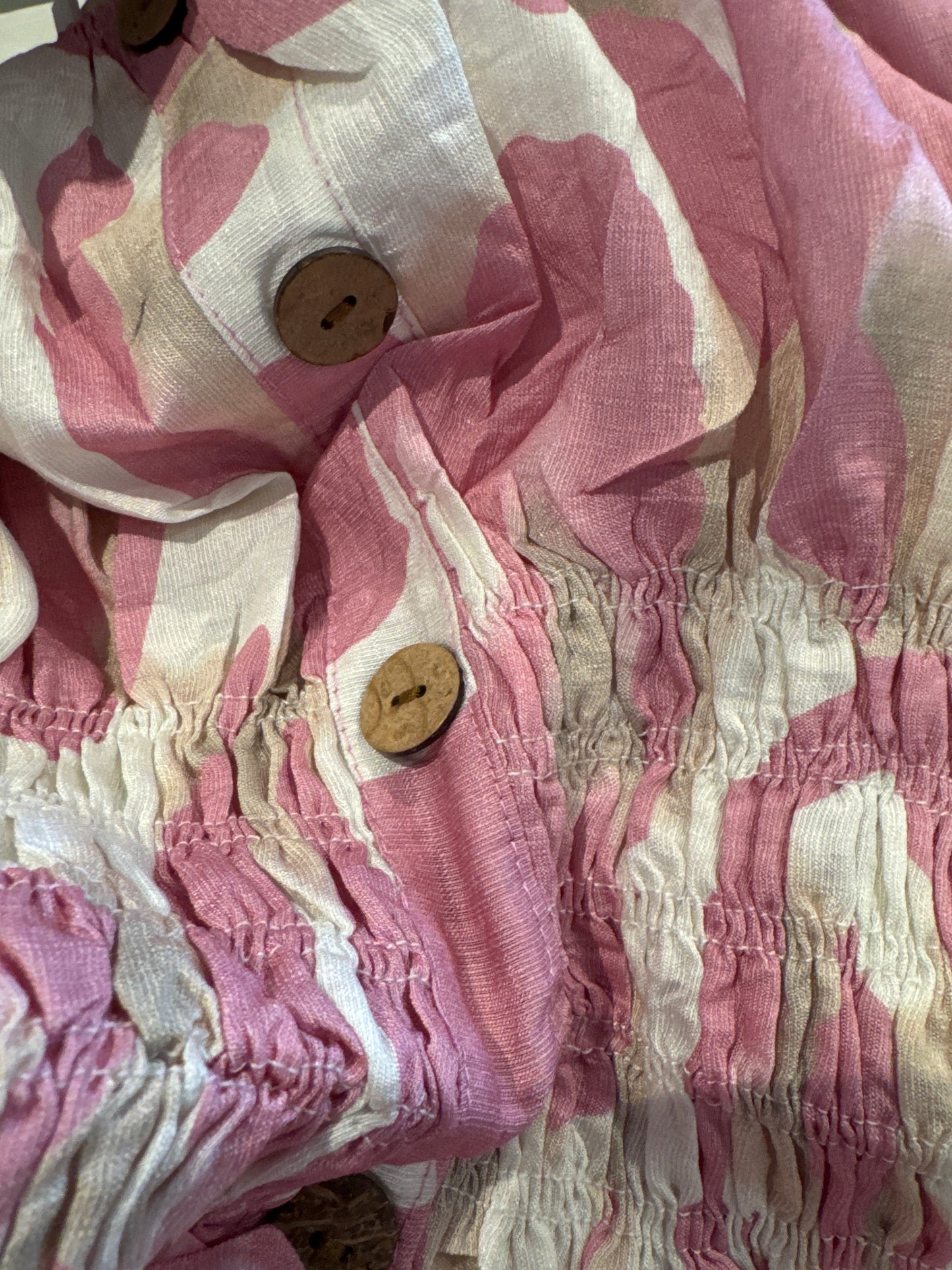 ZP Button Short Dress