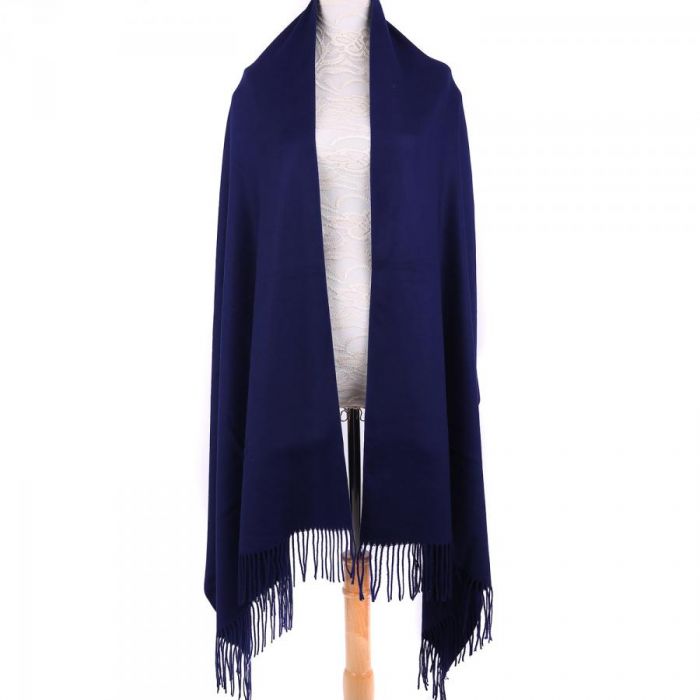 Pashmina Wrap in Navy Blue