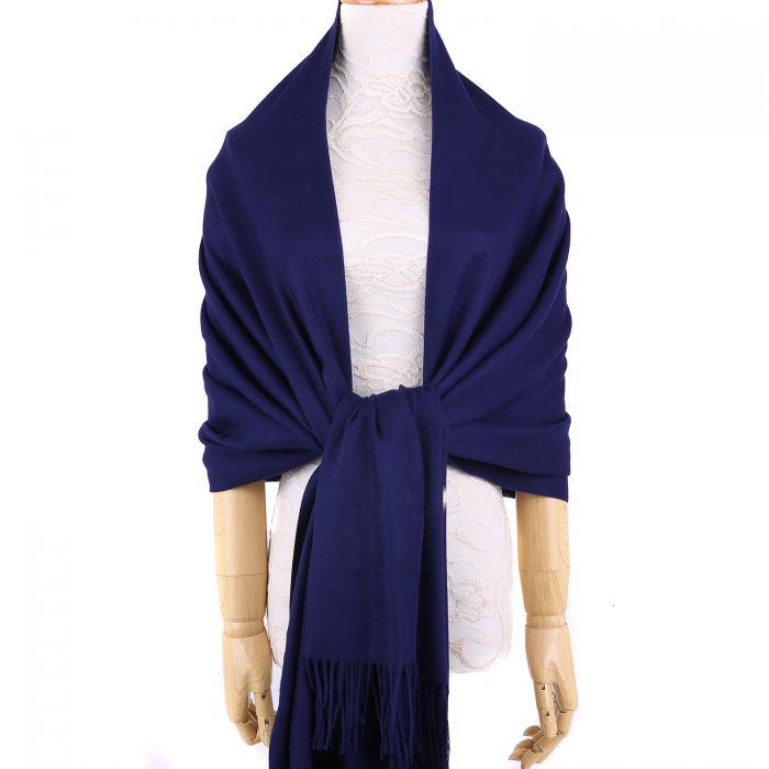 Pashmina Wrap in Navy Blue