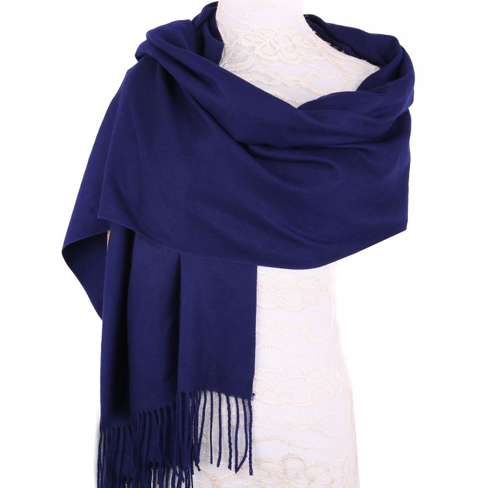 Pashmina Wrap in Navy Blue