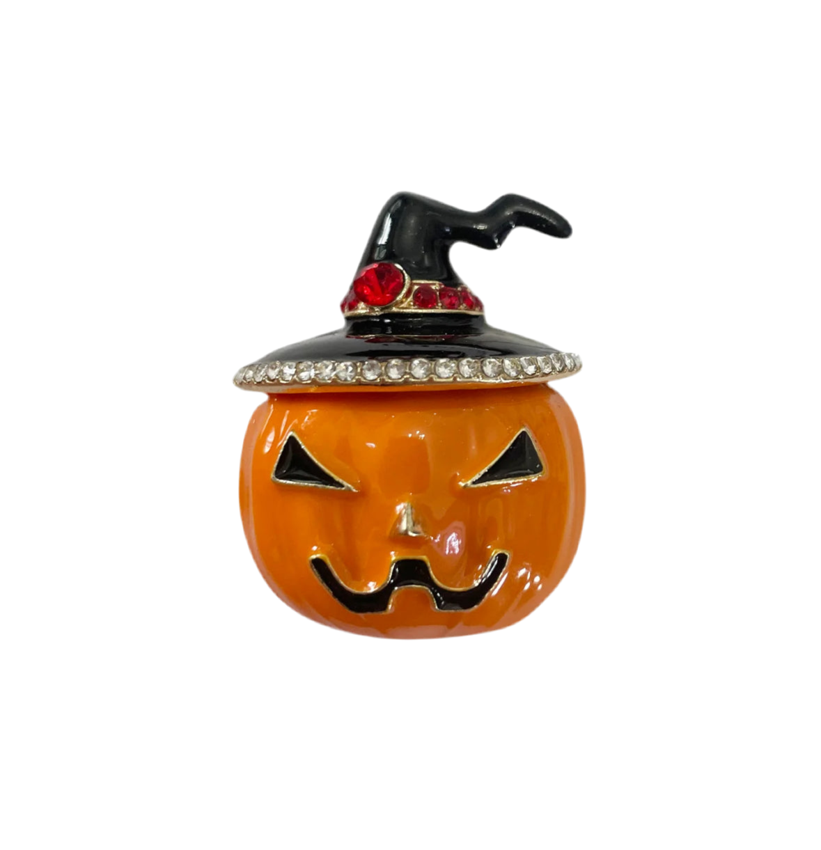 Magnetic Halloween Pumpkin Brooch