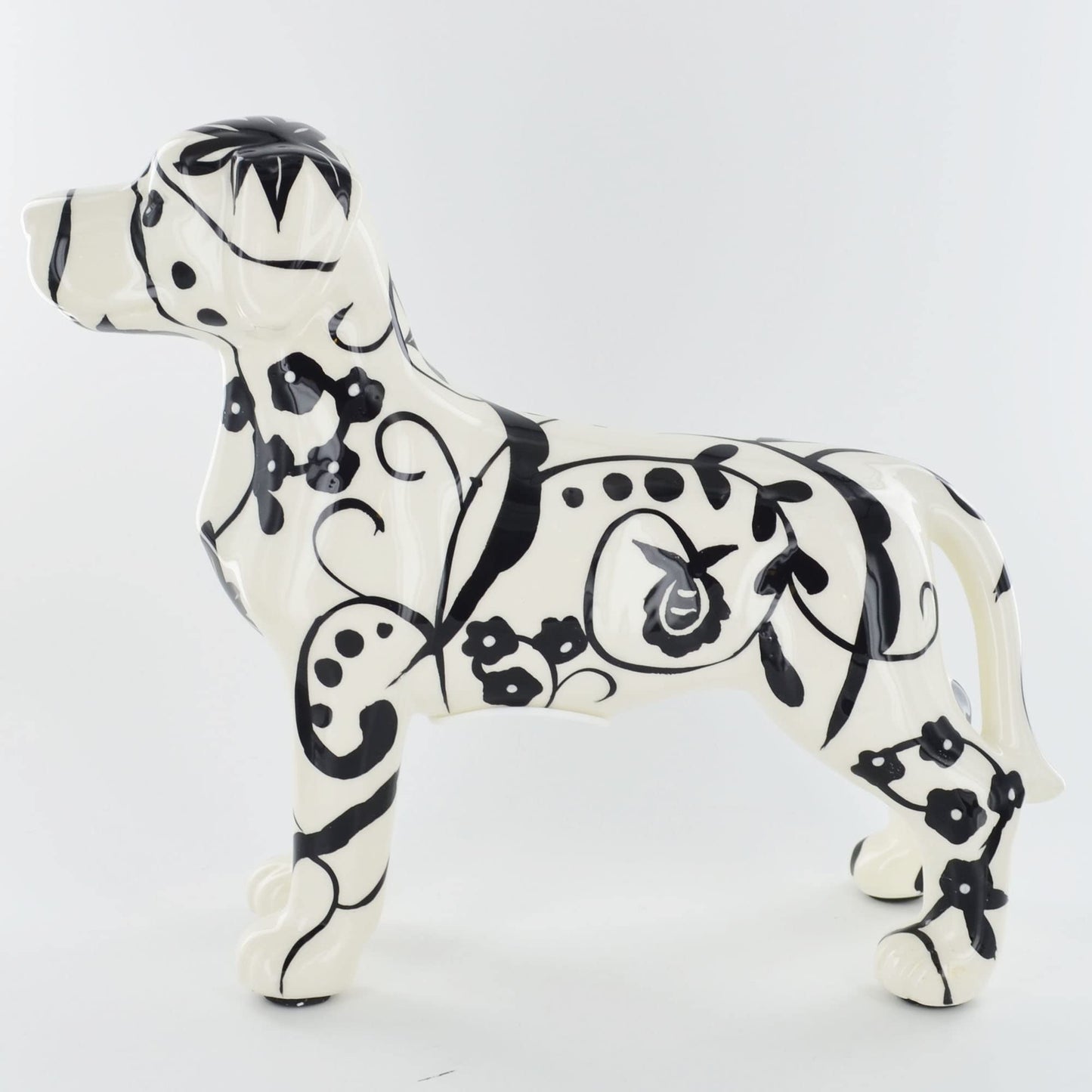 B/W Jules Labrador Money Box