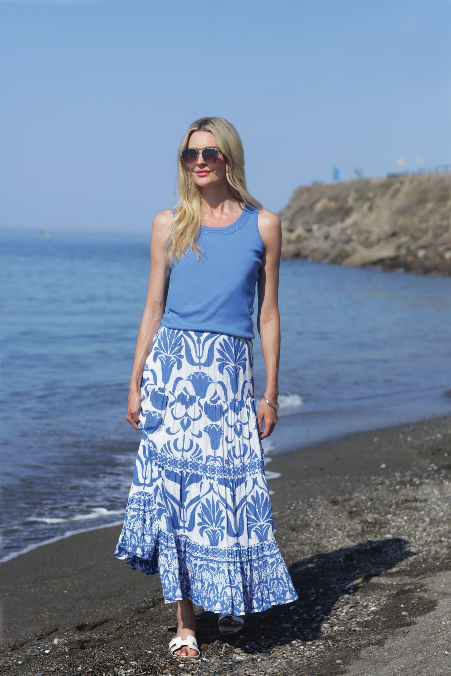 Pomodoro 62602 Goa Border Skirt