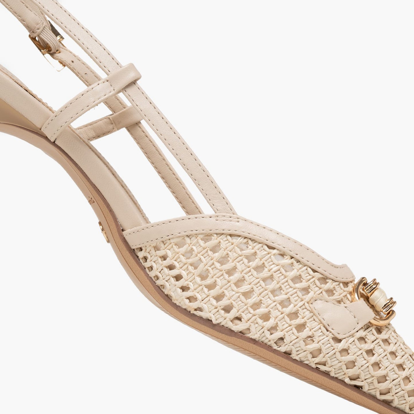 Tamaris SS26 1-29634-44 Leather Weaved Sling Back