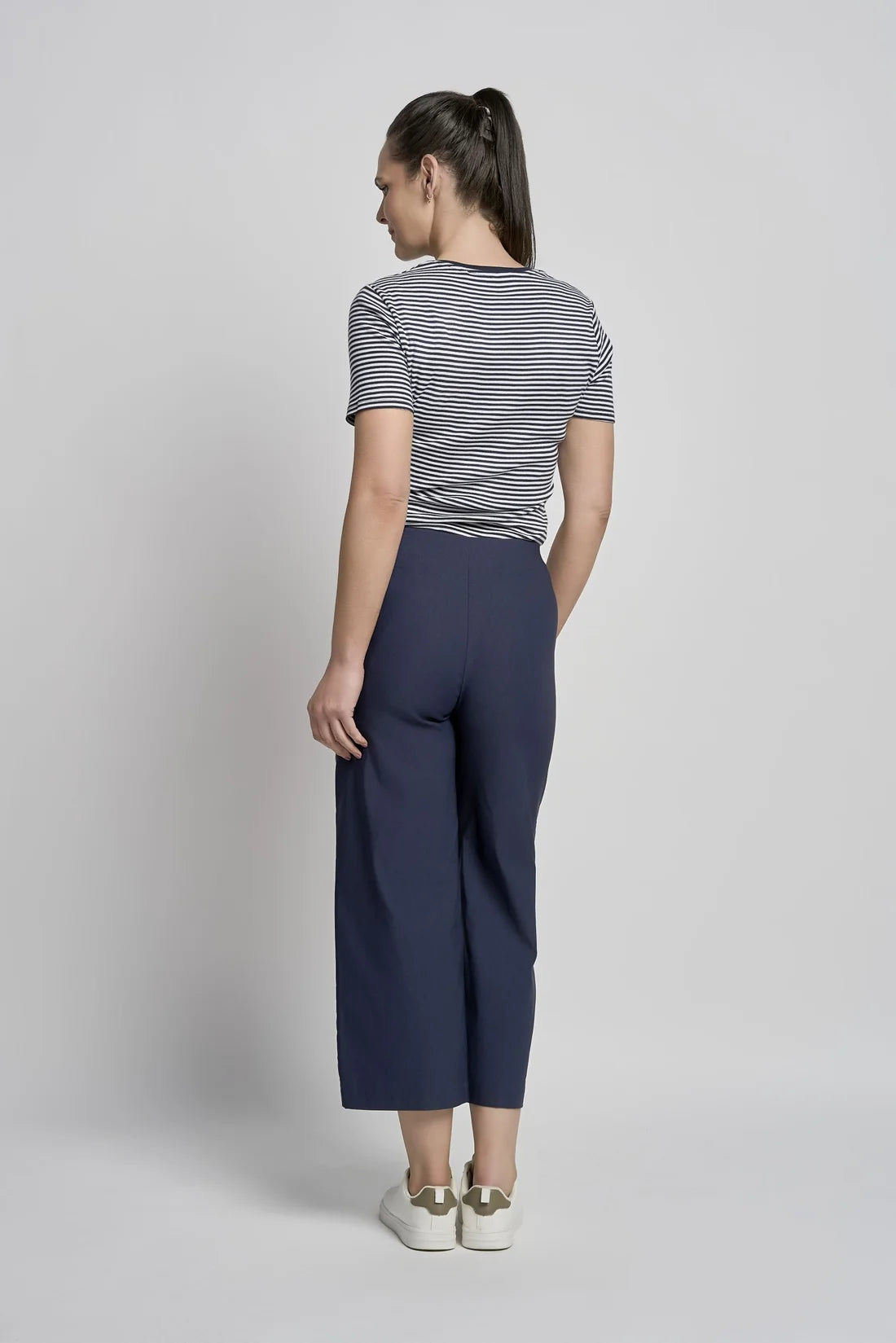 Pinns 638C Wide Leg Culotte with Buttons