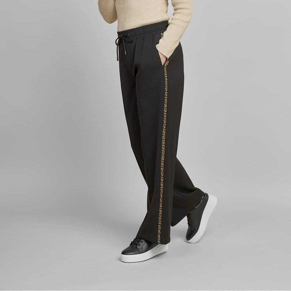 Pinns 643T Wide Leg Trouser with side Tape Detail