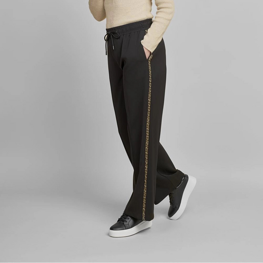 Pinns 643T Wide Leg Trouser with side Tape Detail