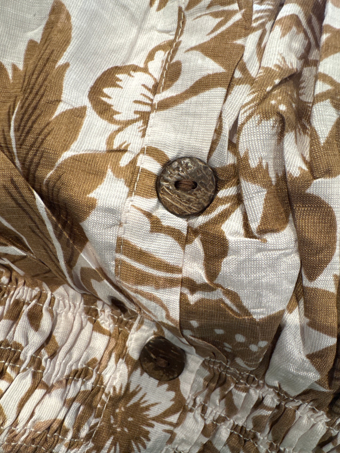 ZP Button Short Dress