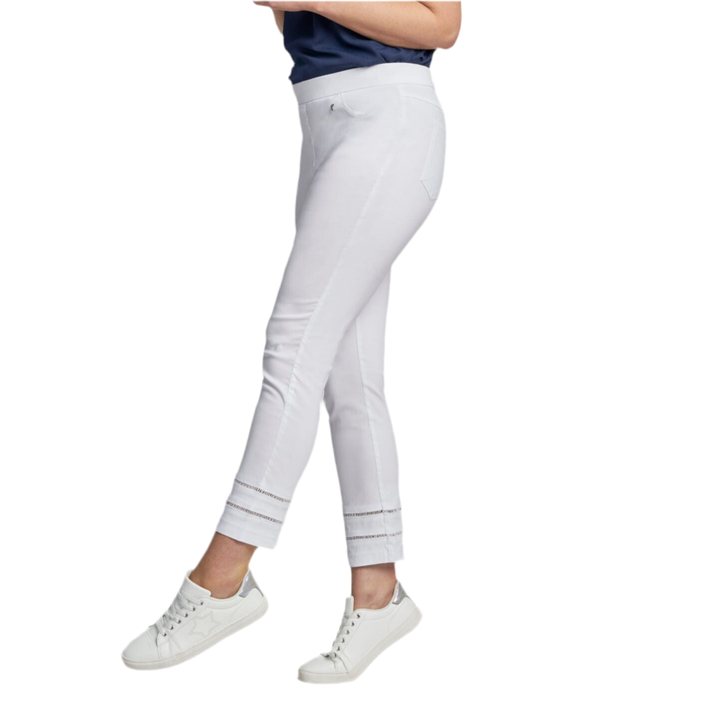 Pinns 632CT Regular Bengline Ankle grazer Hem detail