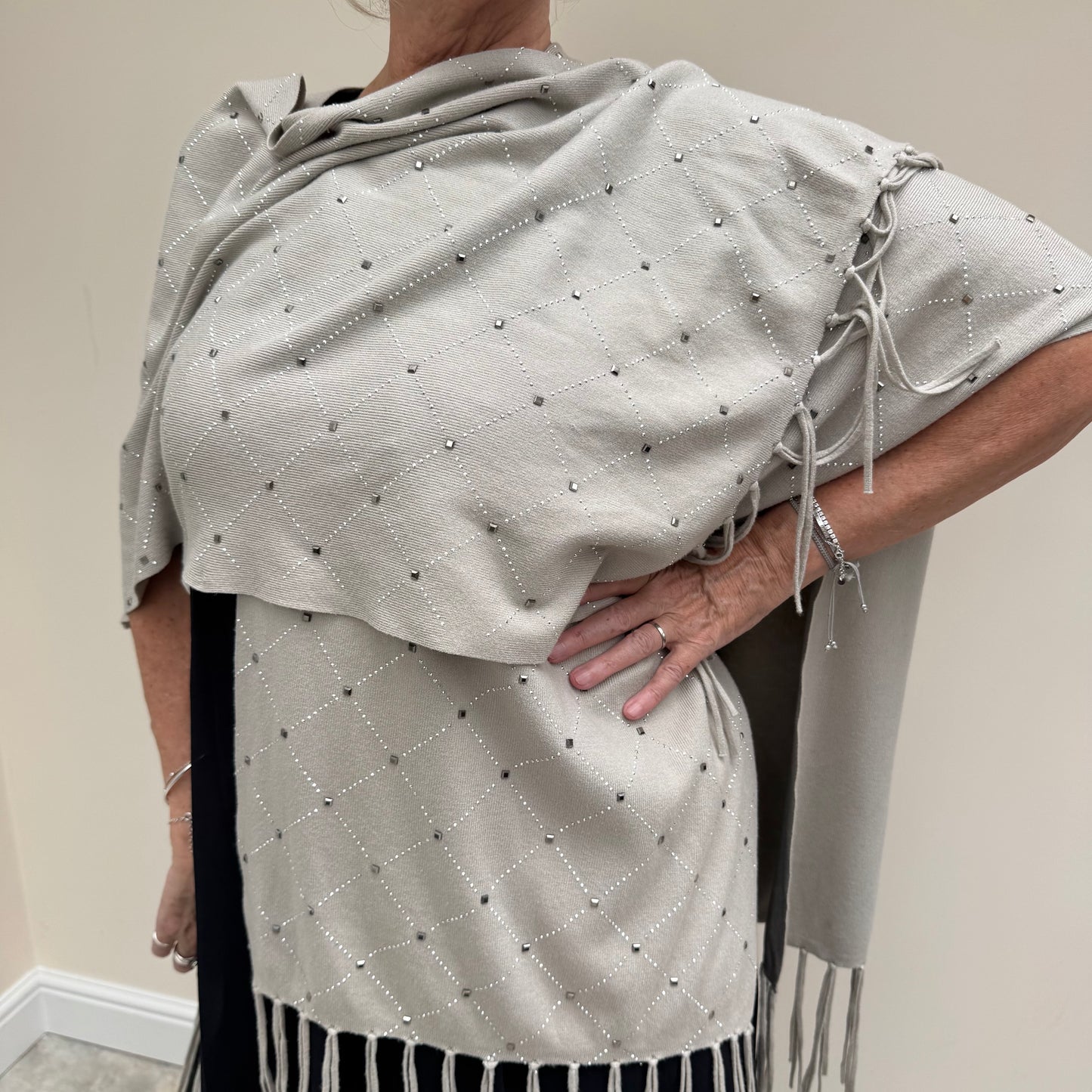 Malissa J WF2345 Wrap Style Cardigan