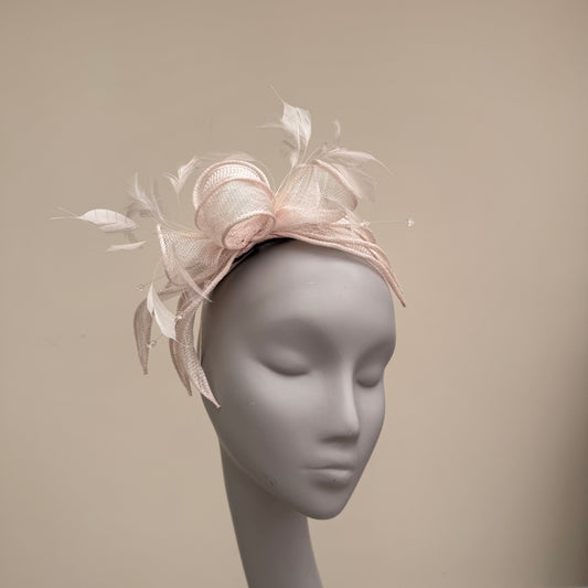 J Bees JB23/318 Fascinator in Neutrals