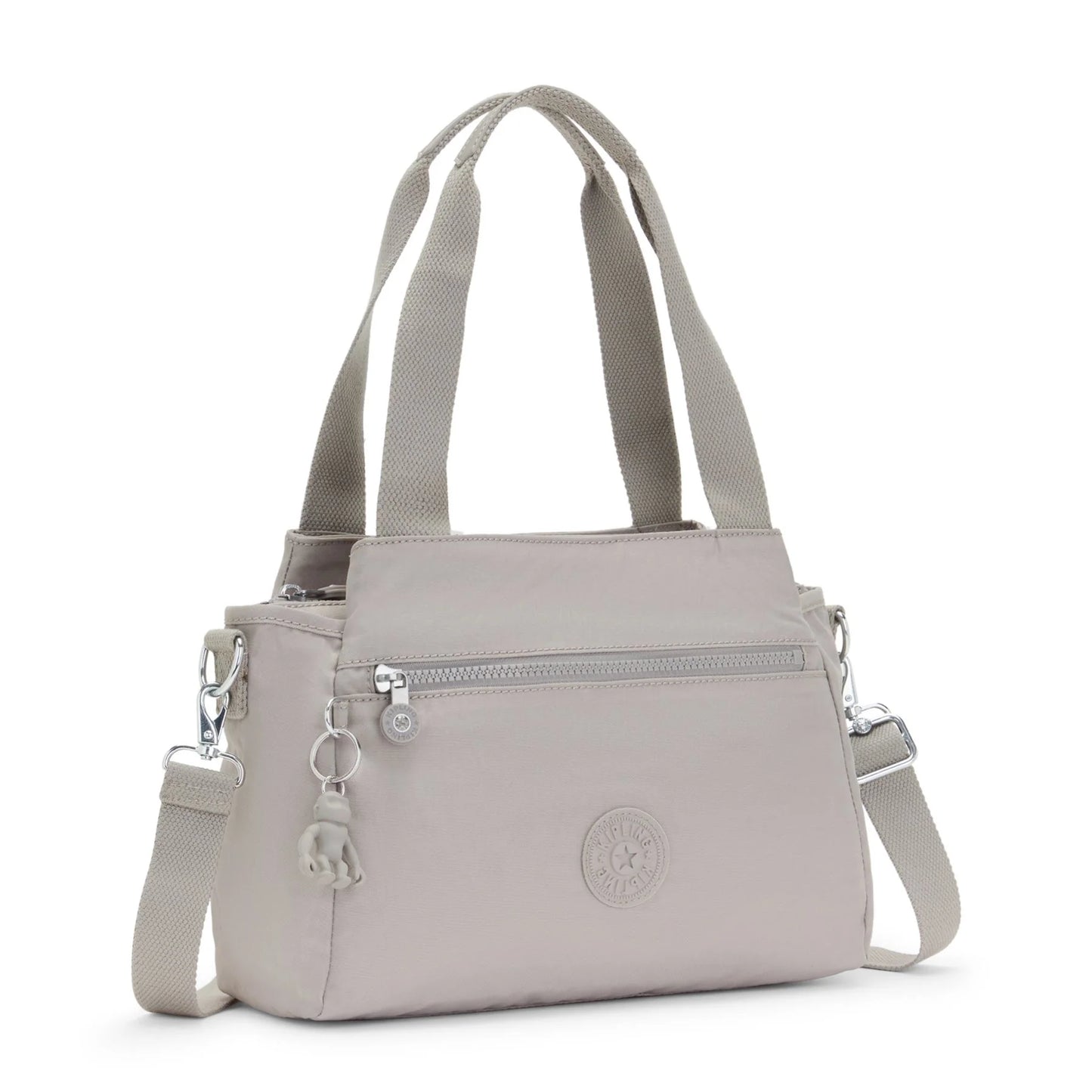 Kipling Elysia Grey Gris Crossbody Handbag