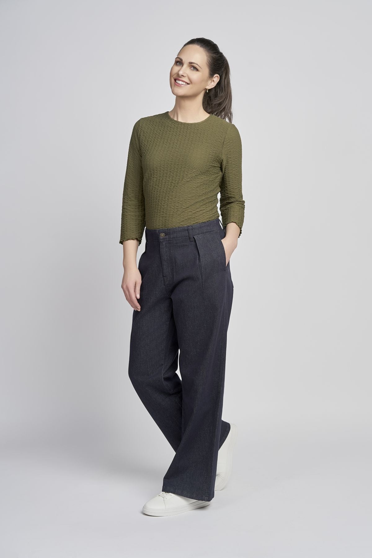 Pinns 716T Wide Leg Jean