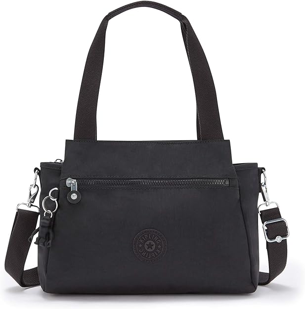Kipling Elysia Black Noir Crossbody Handbag