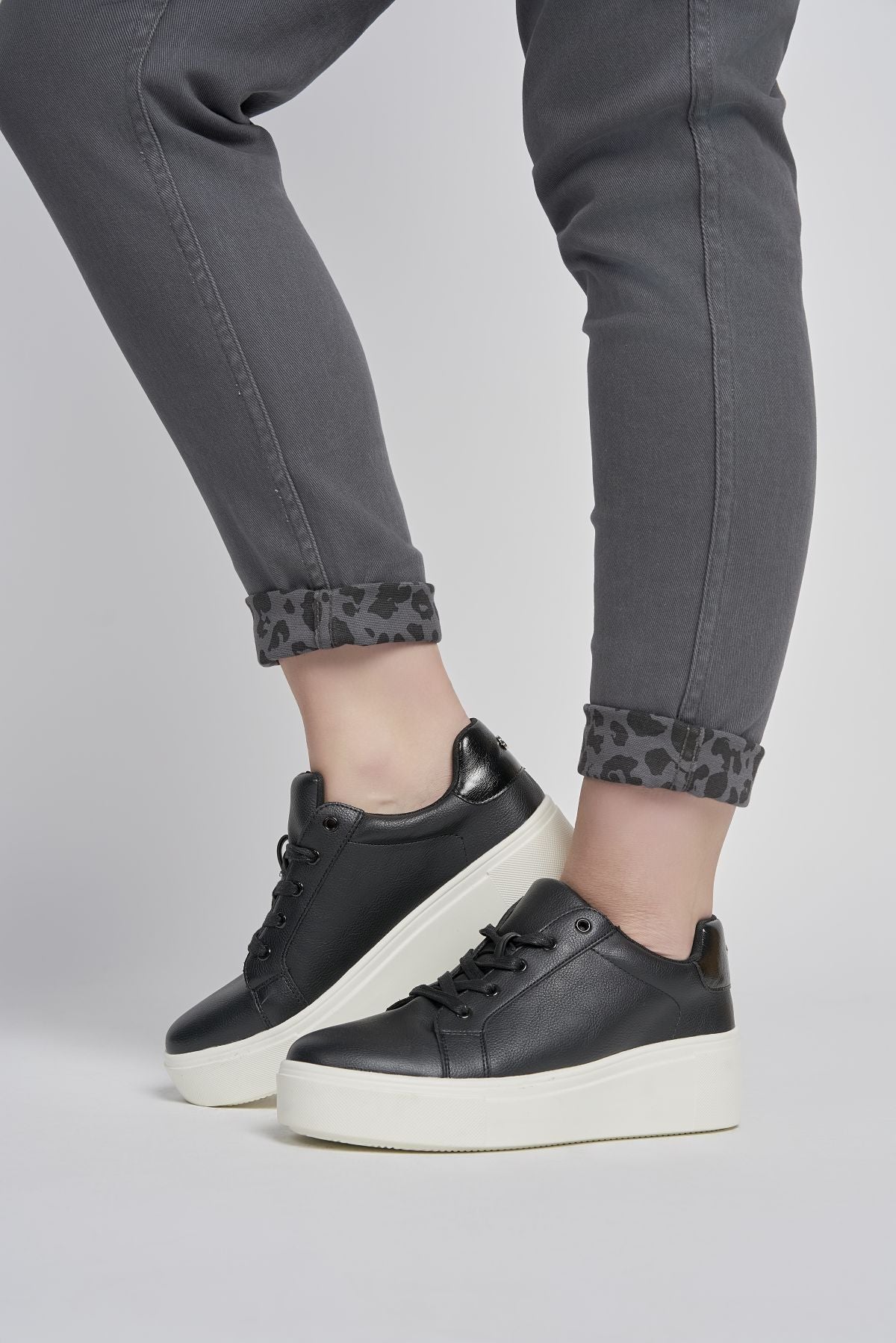 Pinns 721T Reversible Jeans - Plain to Animal Print