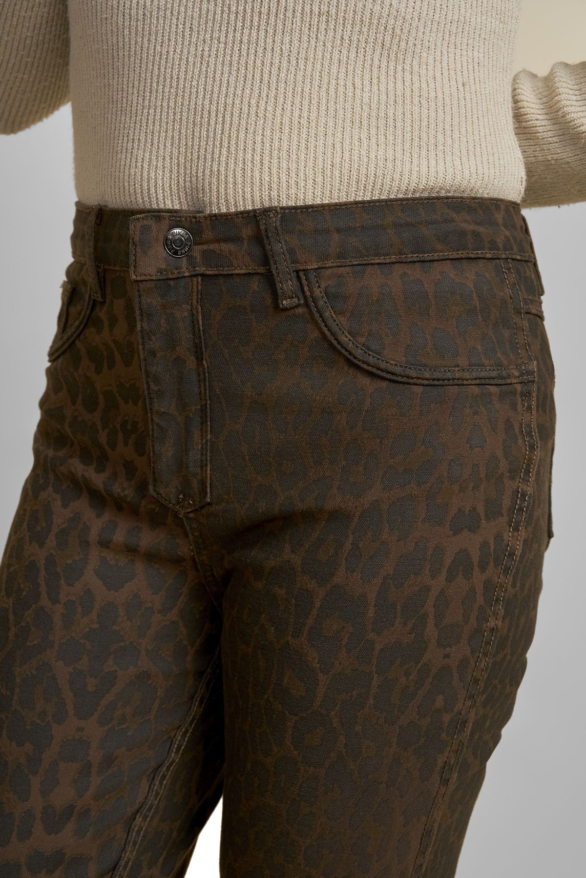 Pinns 721T Reversible Jeans - Plain to Animal Print