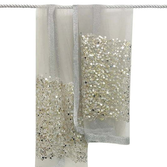 Glitter Sequin Mesh Sheer Wrap