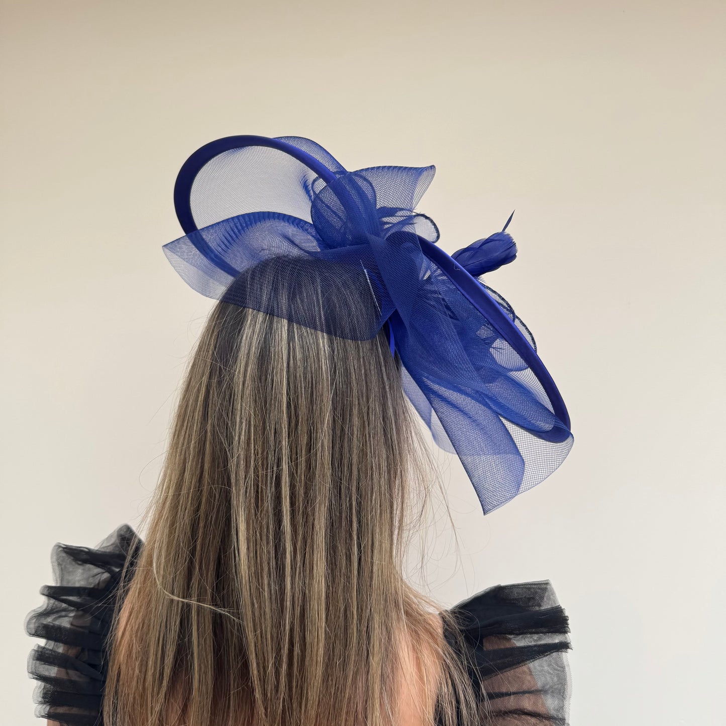 J Bees JB20/594 Cobalt Net Fascinator
