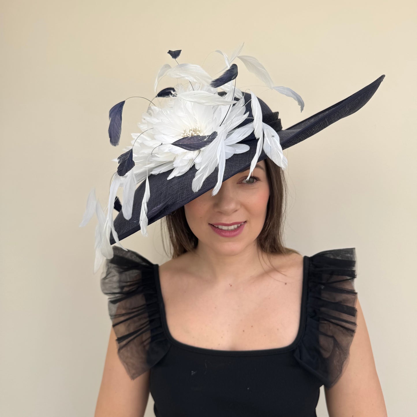 J Bees JB25/86 Navy & White Contrast Hatinator