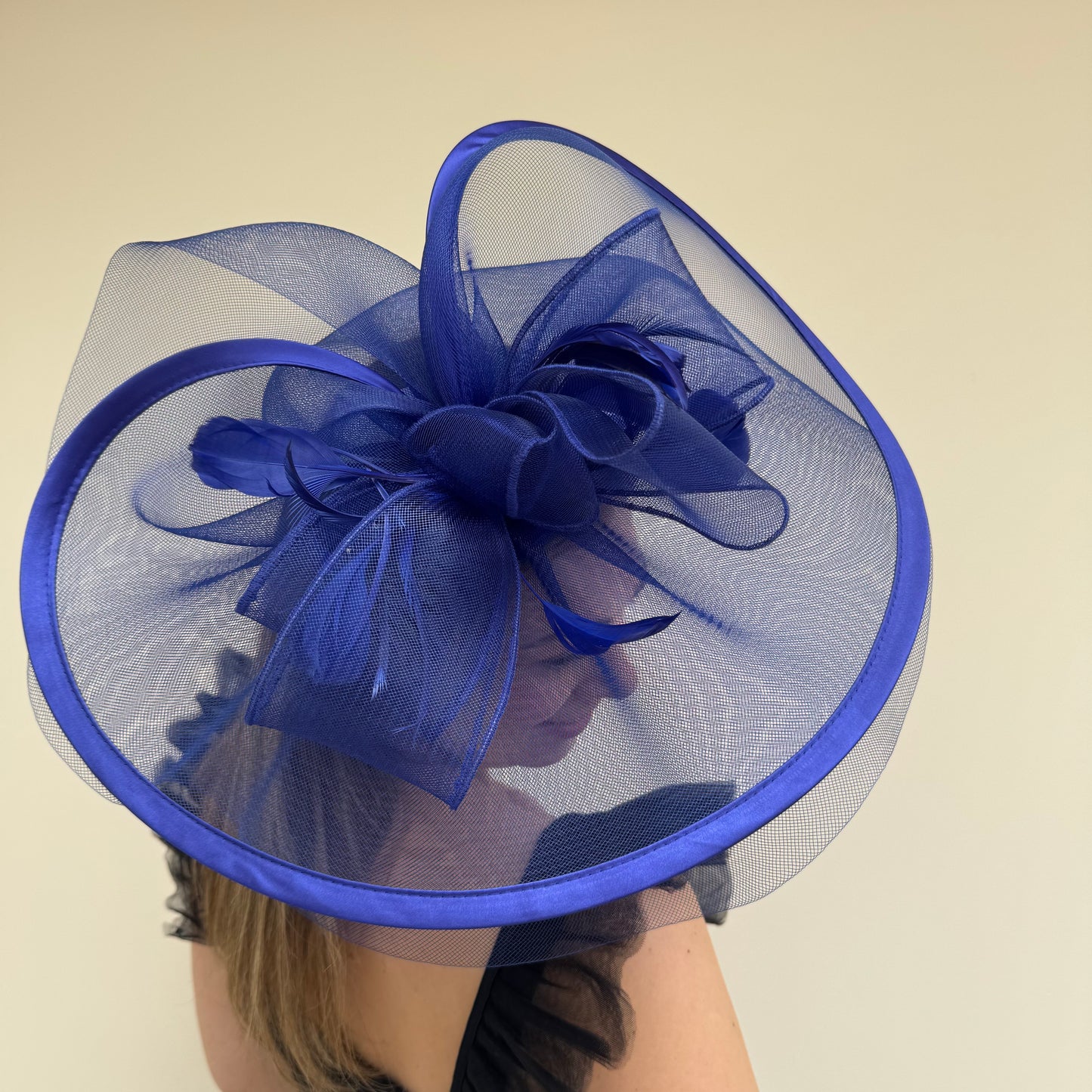 J Bees JB20/594 Cobalt Net Fascinator