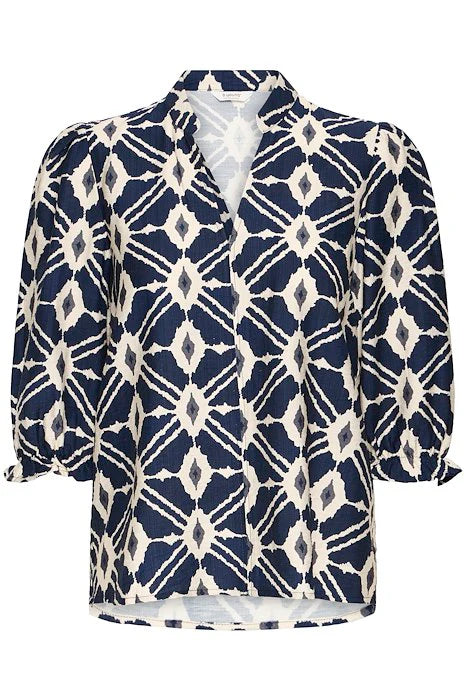 B.Young ByIKAIA V Neck Blouse