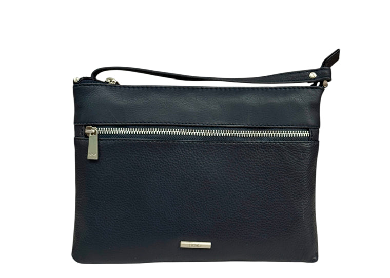 David Jones 879 Leather Crossbody Bag