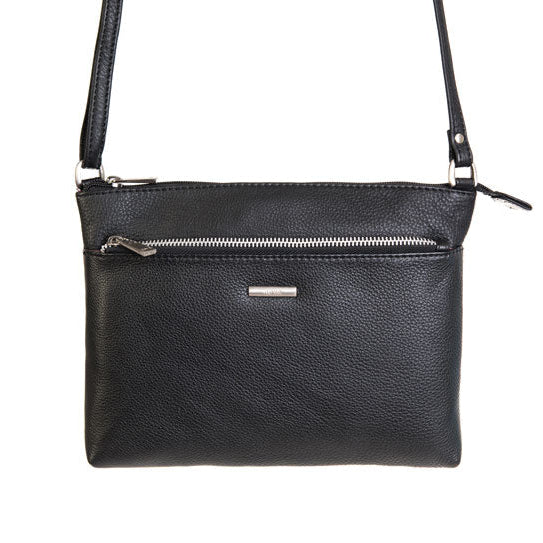 David Jones 879 Leather Crossbody Bag