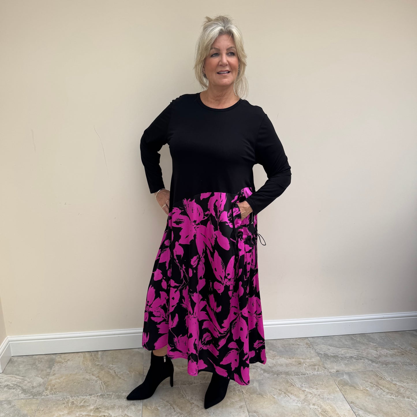 Malissa J WF1974 Mix Media Dress