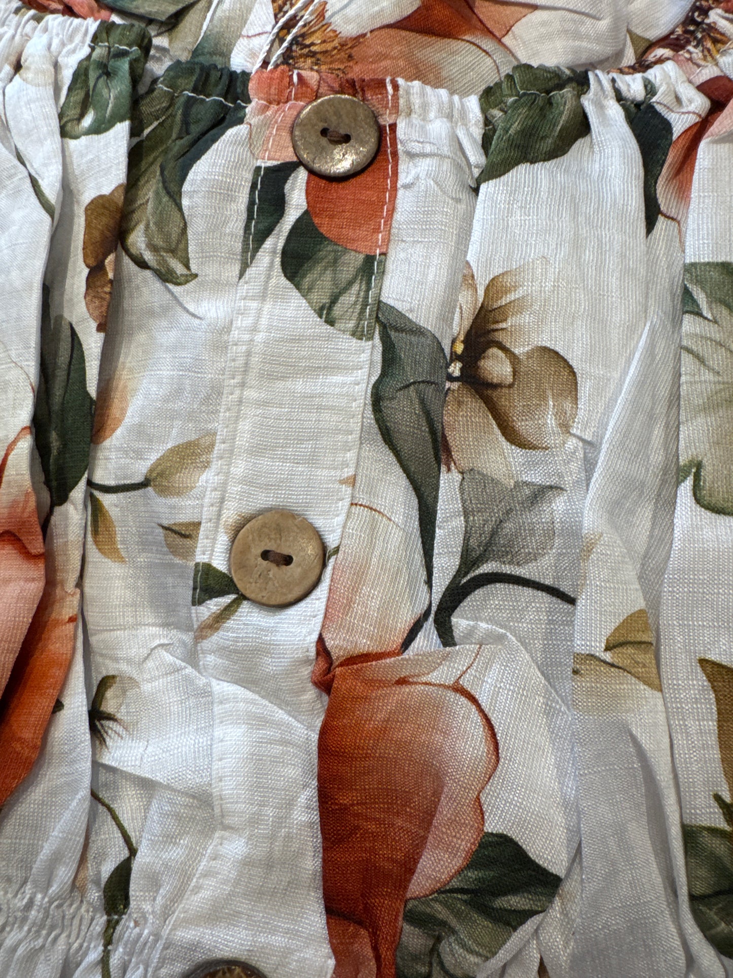 ZP Button Short Dress