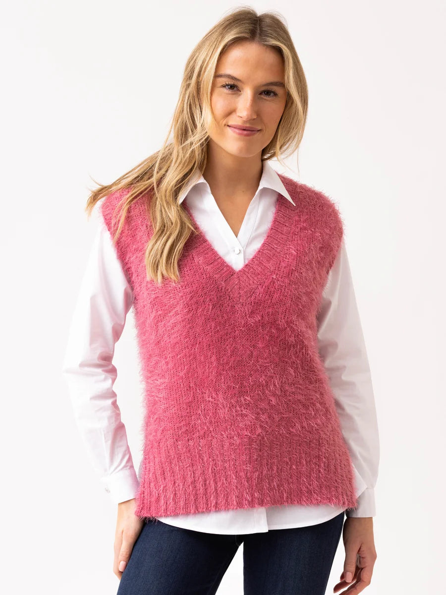 Marble 7140 Fluffy Vest Top