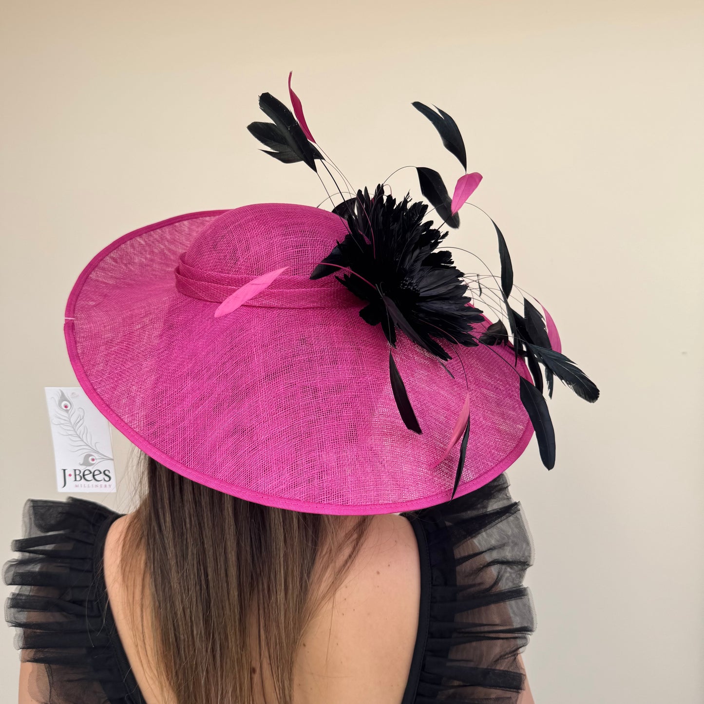 J Bees JB25/86 Magenta & Black Contrast Hatinator