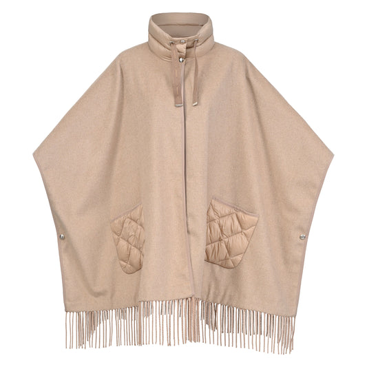 HV. Society Siza Camel Wool Mix Cape 0406103851