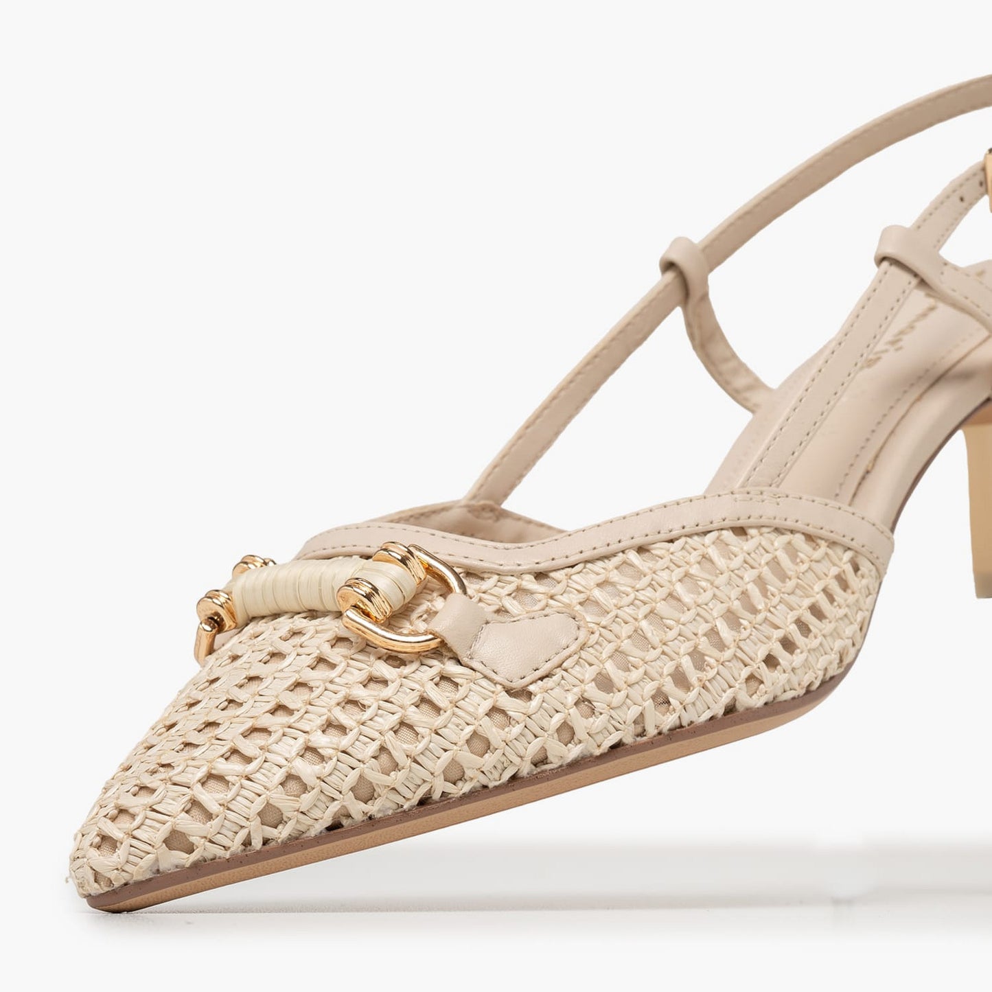 Tamaris SS26 1-29634-44 Leather Weaved Sling Back