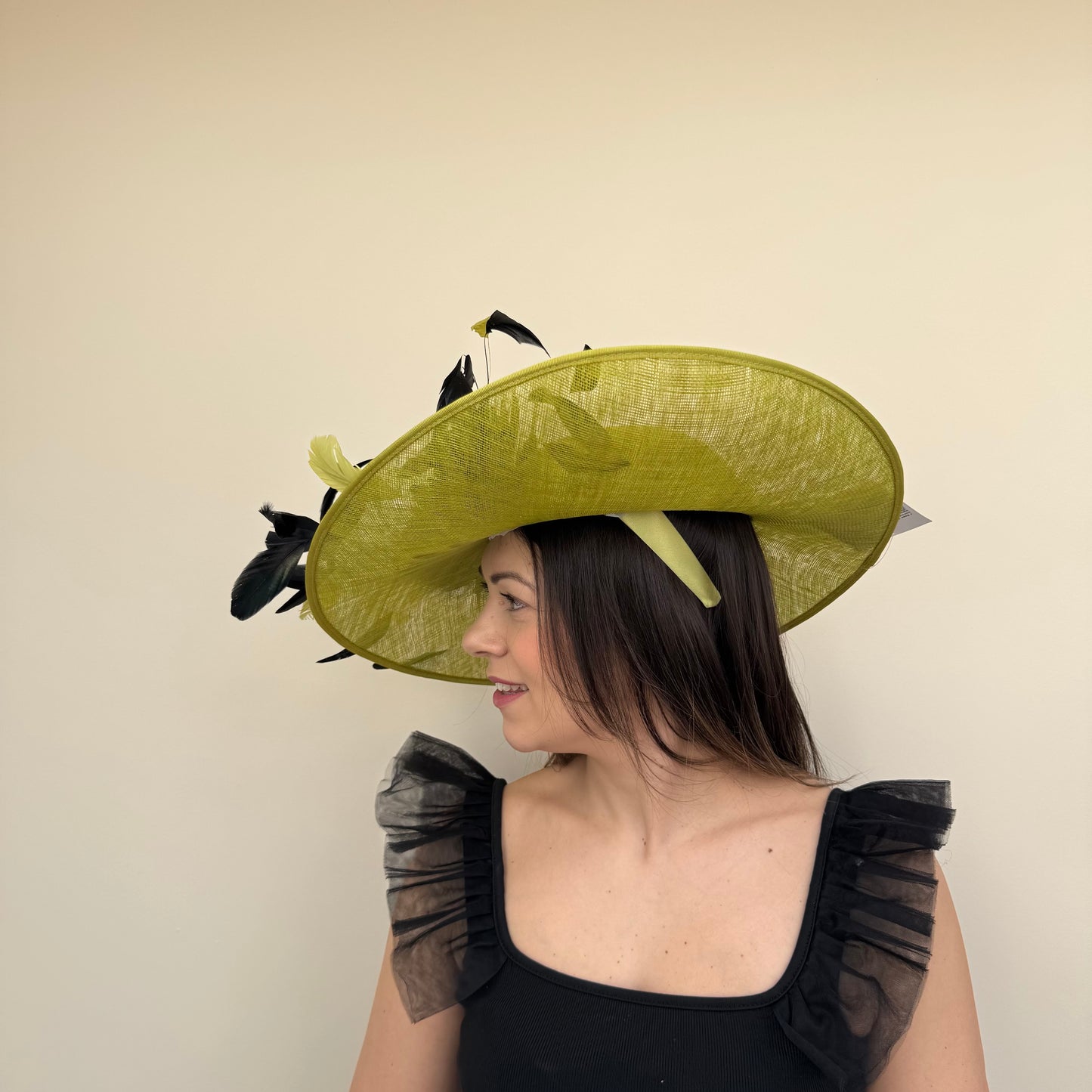 J Bees JB25/86 Zest lime and Black Contrast Hatinator