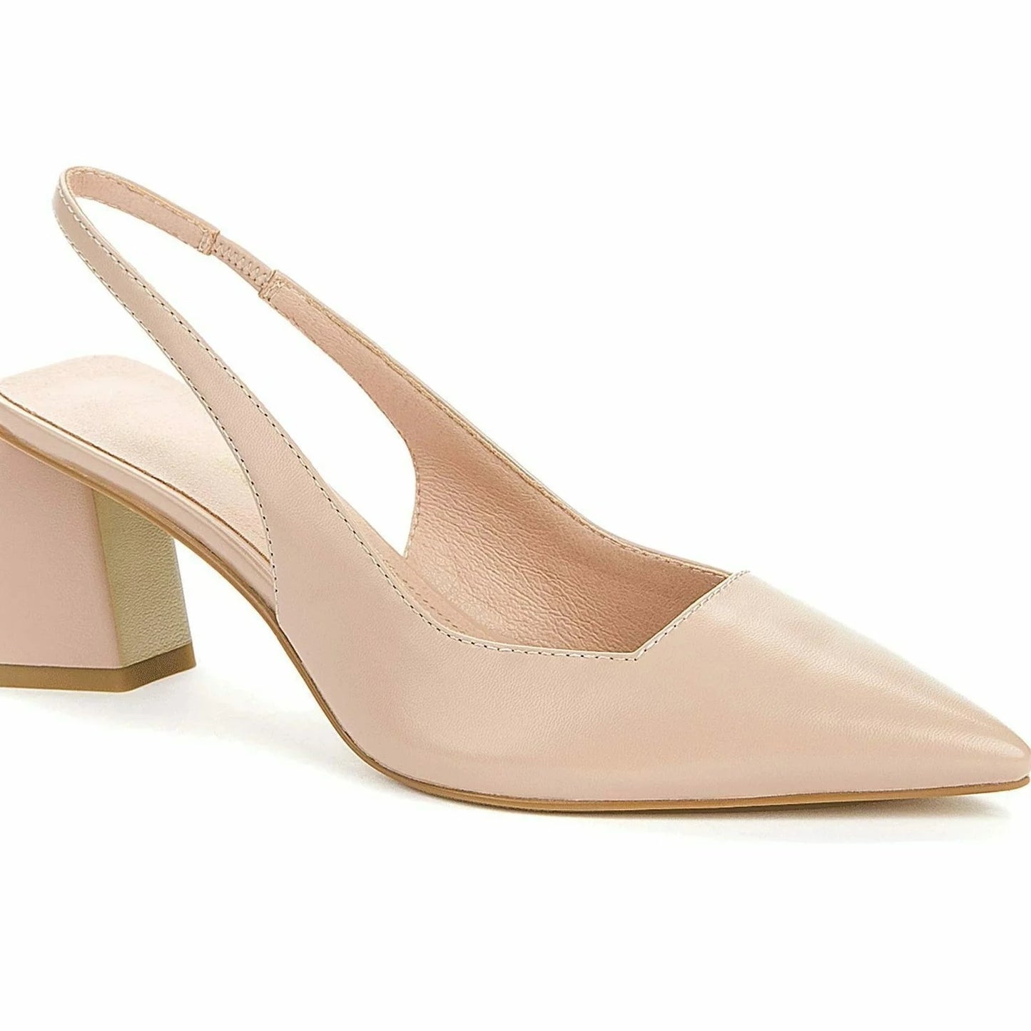 Betsy Nude Pink Pointed Court Shoe
