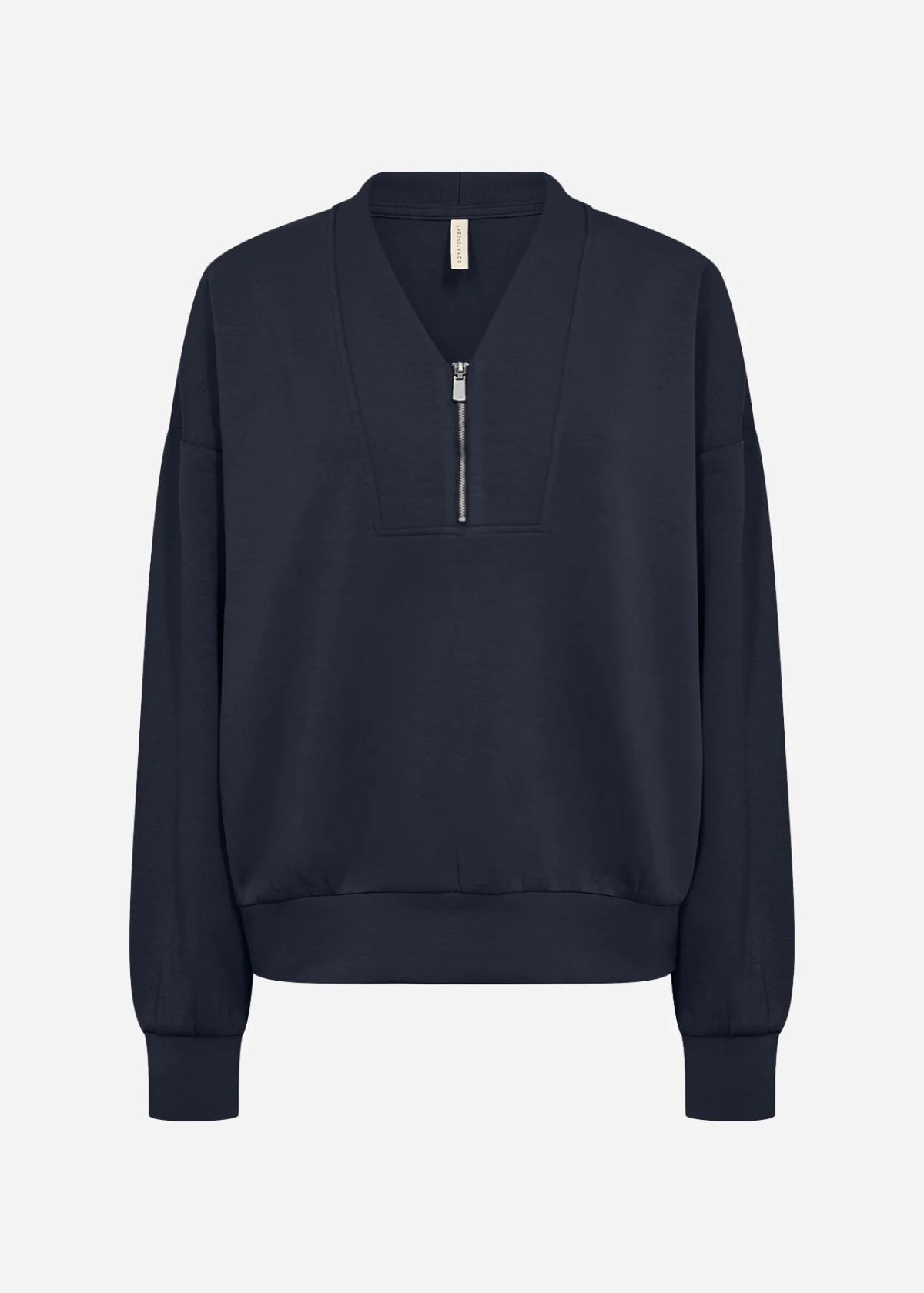 Soyaconcept BANU 334 V Neck Zipped Sweater