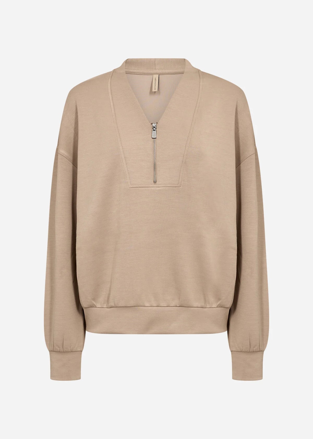 Soyaconcept BANU 334 V Neck Zipped Sweater
