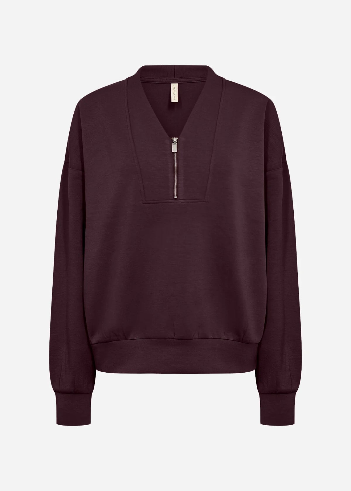 Soyaconcept BANU 334 V Neck Zipped Sweater