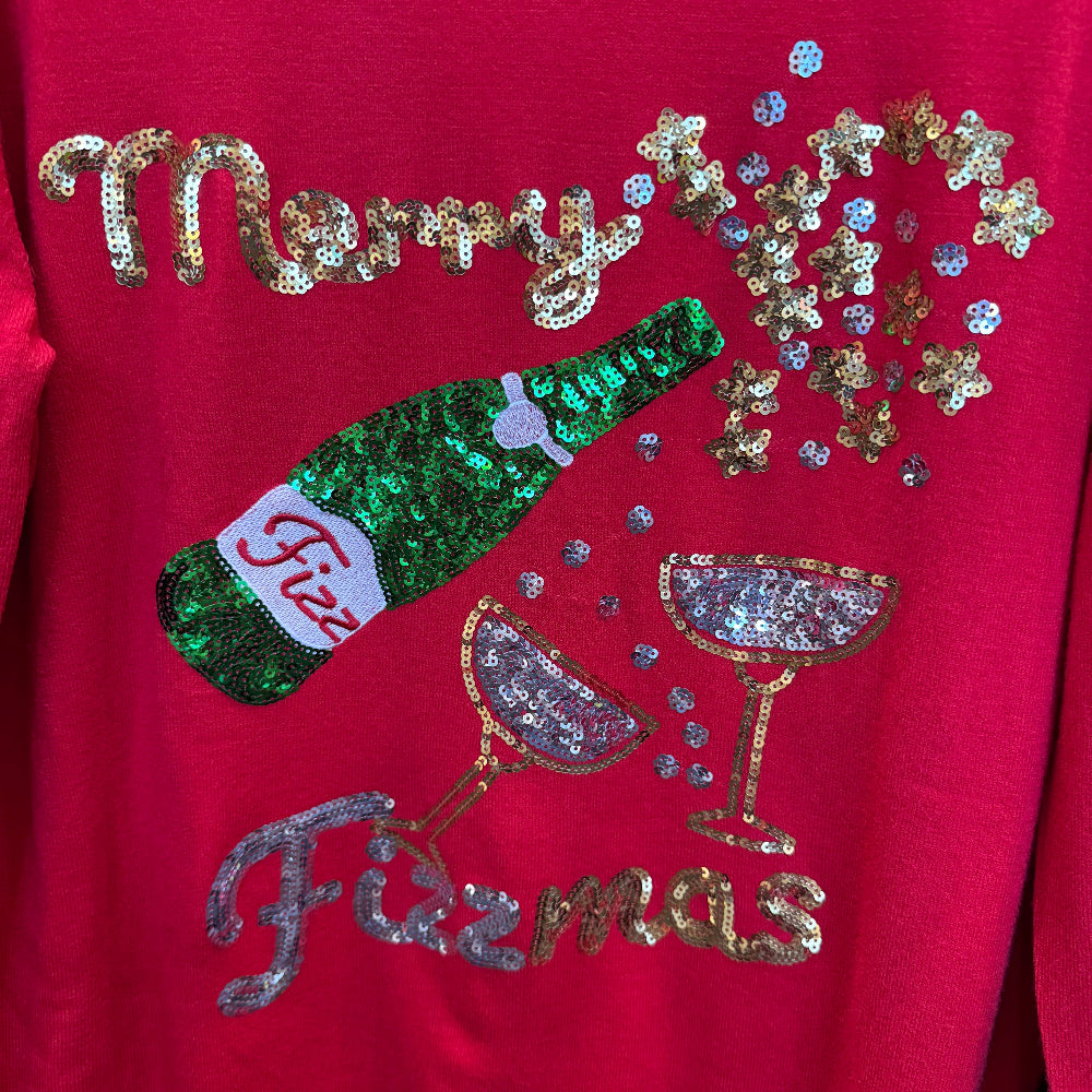 Paramour XKN2502 Merry Fizzmas Christmas Jumper