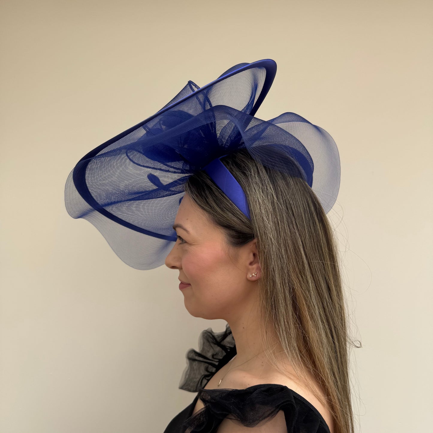 J Bees JB20/594 Cobalt Net Fascinator