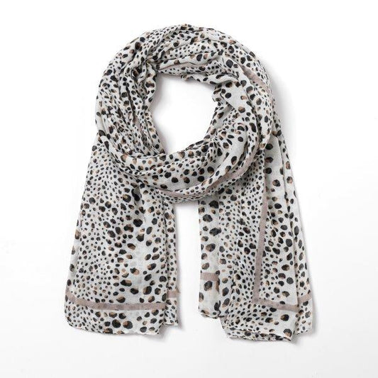 Butterfly Animal Dots Print Scarf