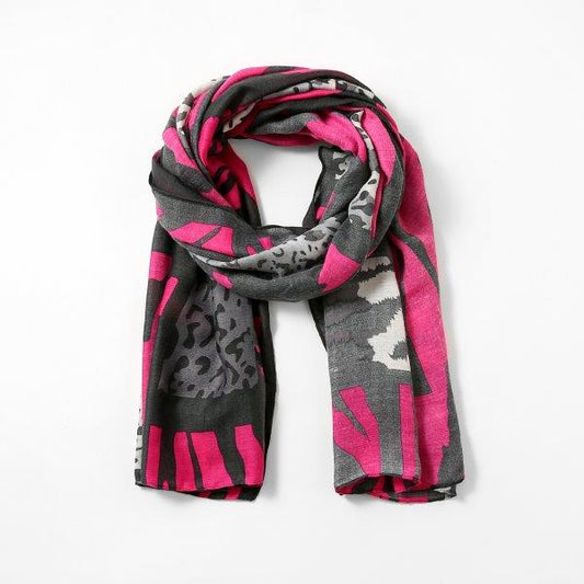 Butterfly Animal Print Scarf