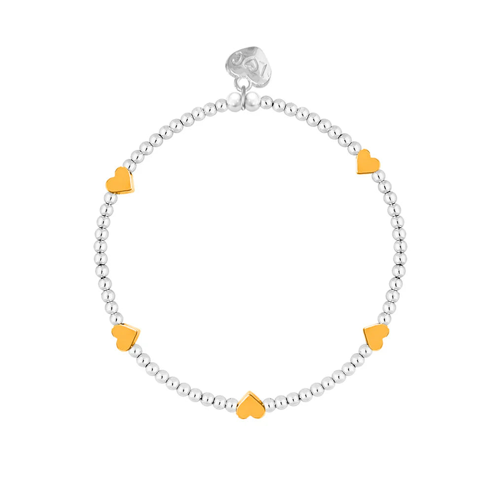 Life Charms Small Hearts Bracelet B04