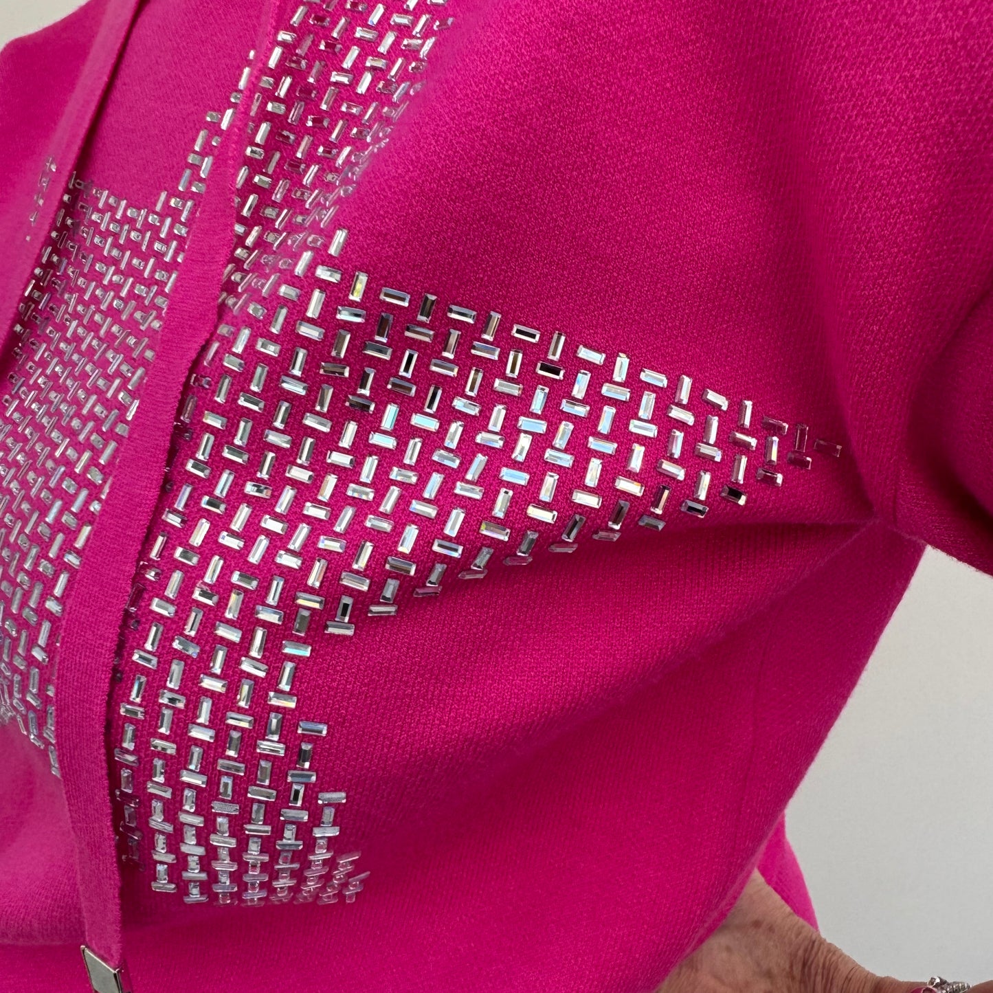 Malissa J knitted bling star jumper