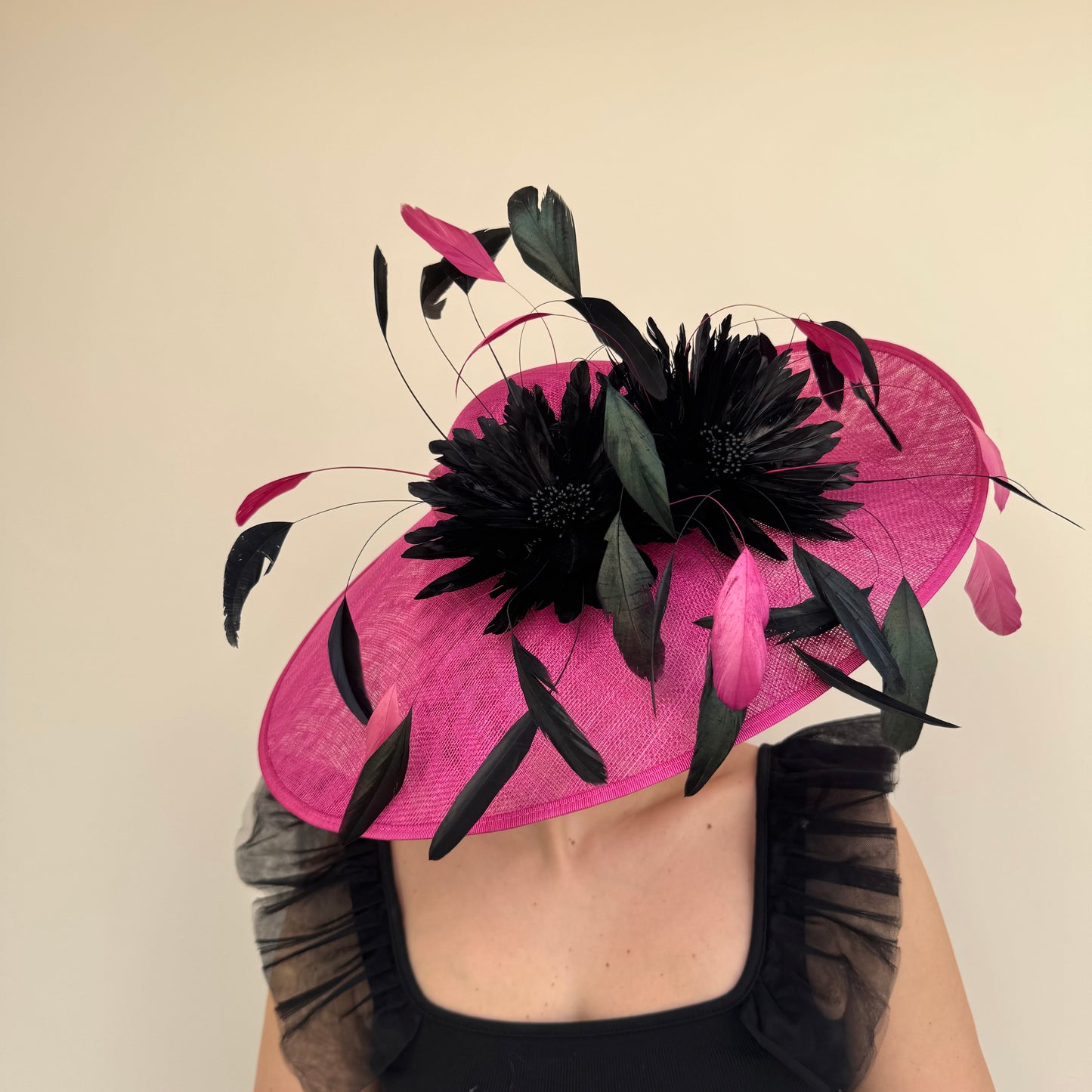 J Bees JB25/86 Magenta & Black Contrast Hatinator