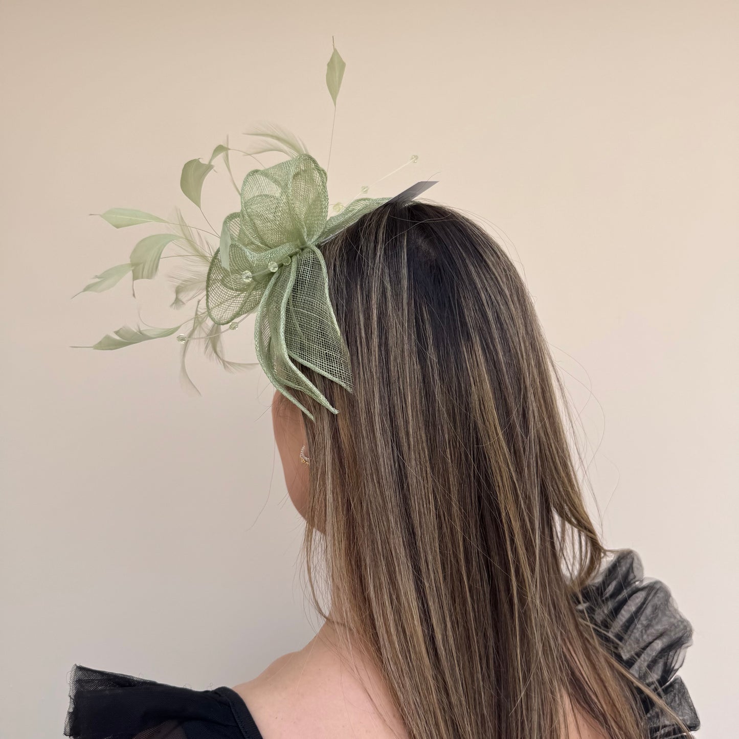 J Bees JB23/318 Meadow Mint Green Fascinator